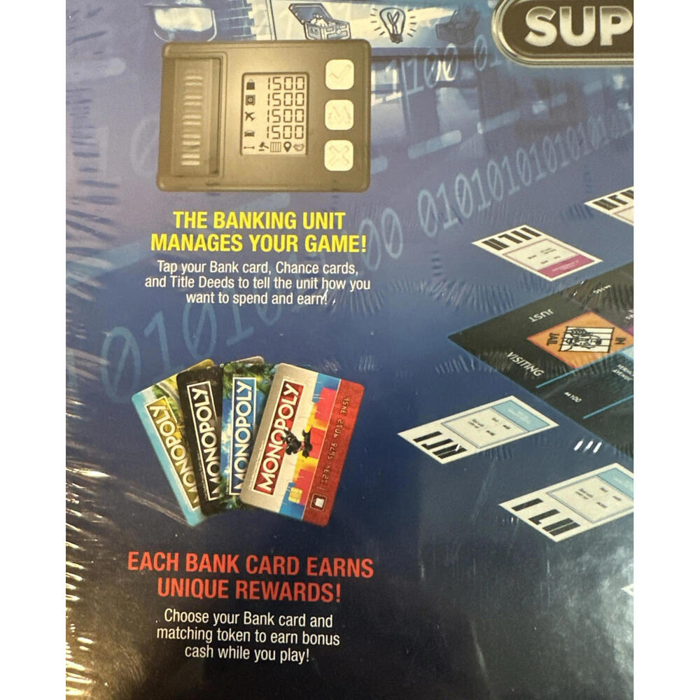 Hasbro Monopoly Super Electronic Banking Board Game  2020 - BRAND NEW SEALED - Picture 4 of 4